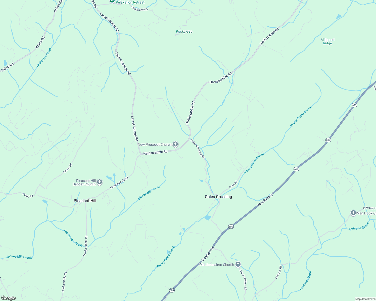 map of restaurants, bars, coffee shops, grocery stores, and more near in Coles Crossing
