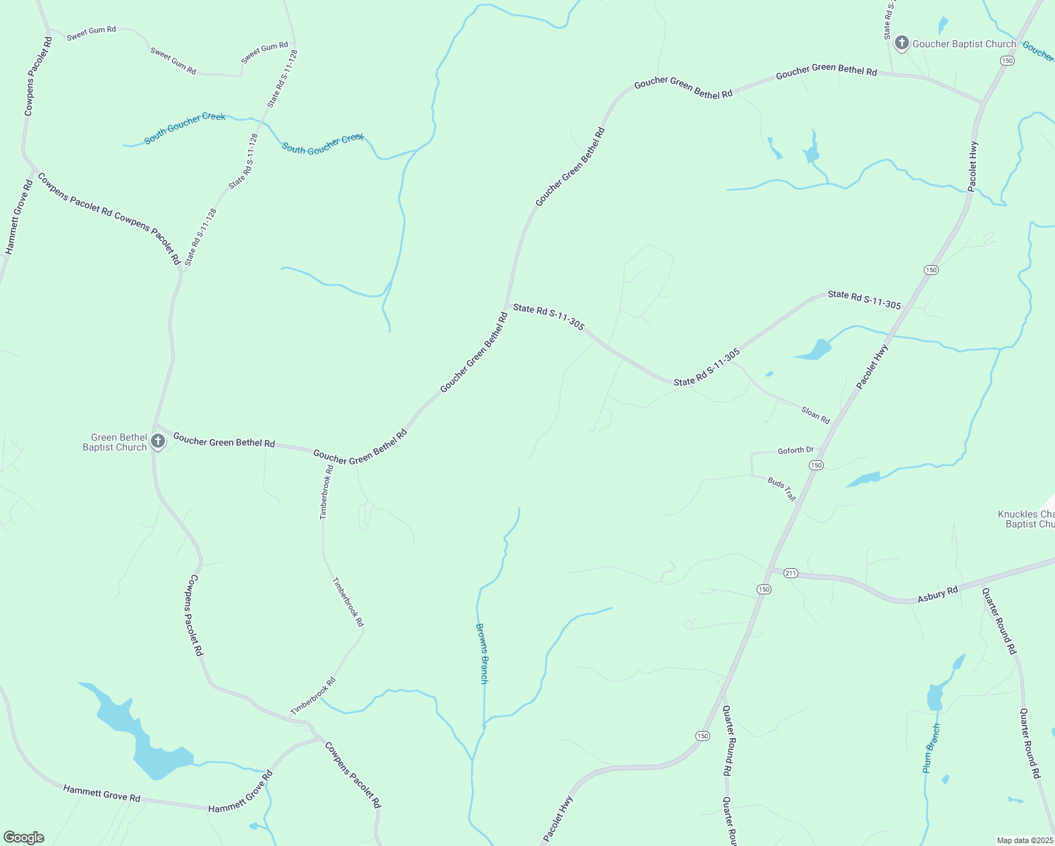 map of restaurants, bars, coffee shops, grocery stores, and more near 7 Henderson Drive in Gaffney