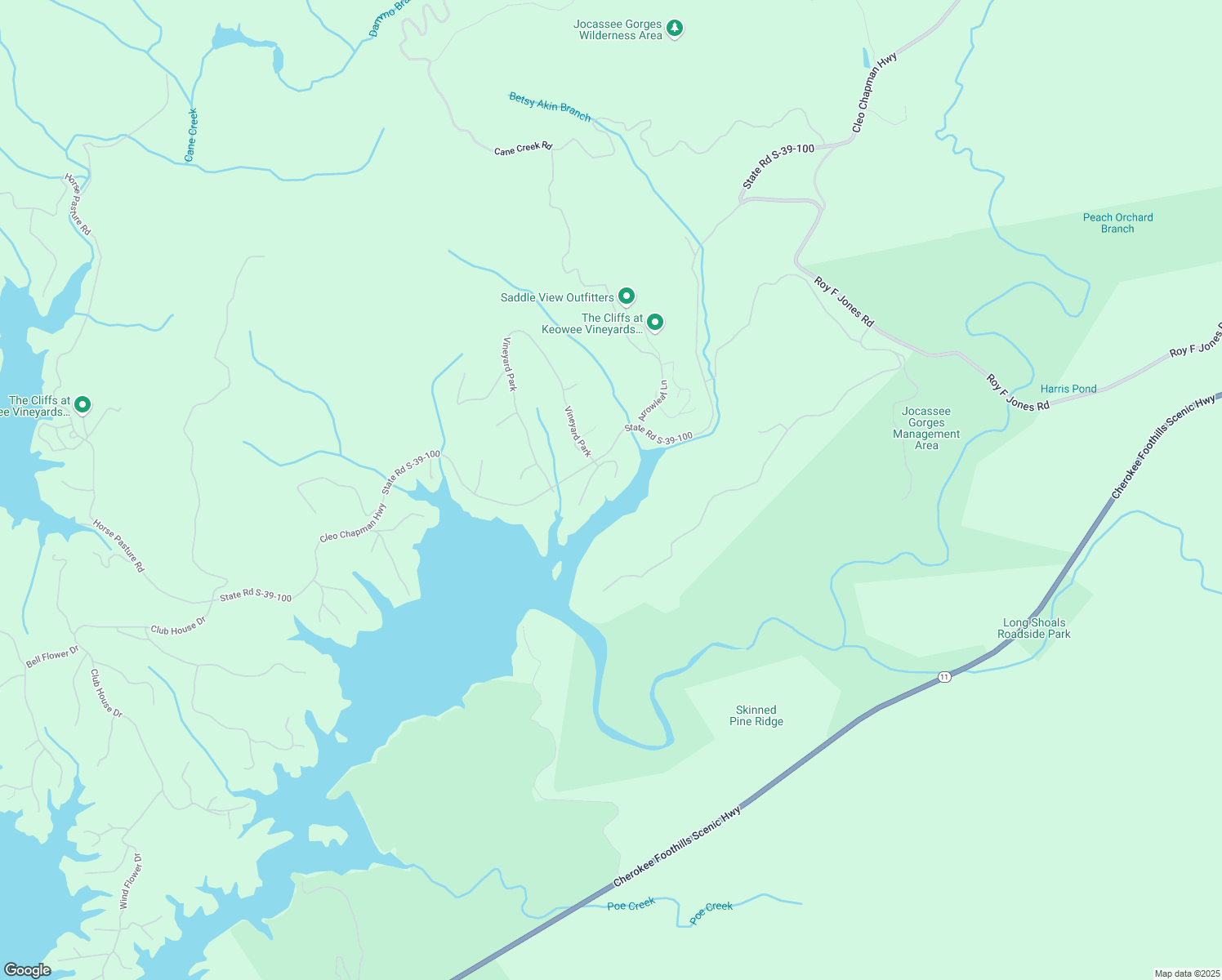 map of restaurants, bars, coffee shops, grocery stores, and more near 119 Trout Lily Lane in Sunset
