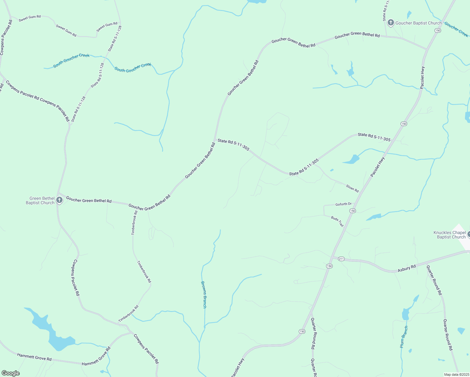 map of restaurants, bars, coffee shops, grocery stores, and more near 7 Henderson Drive in Gaffney