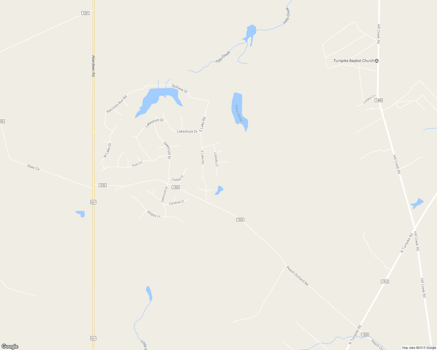 map of restaurants, bars, coffee shops, grocery stores, and more near 29961 Loblolly Court in Wagram