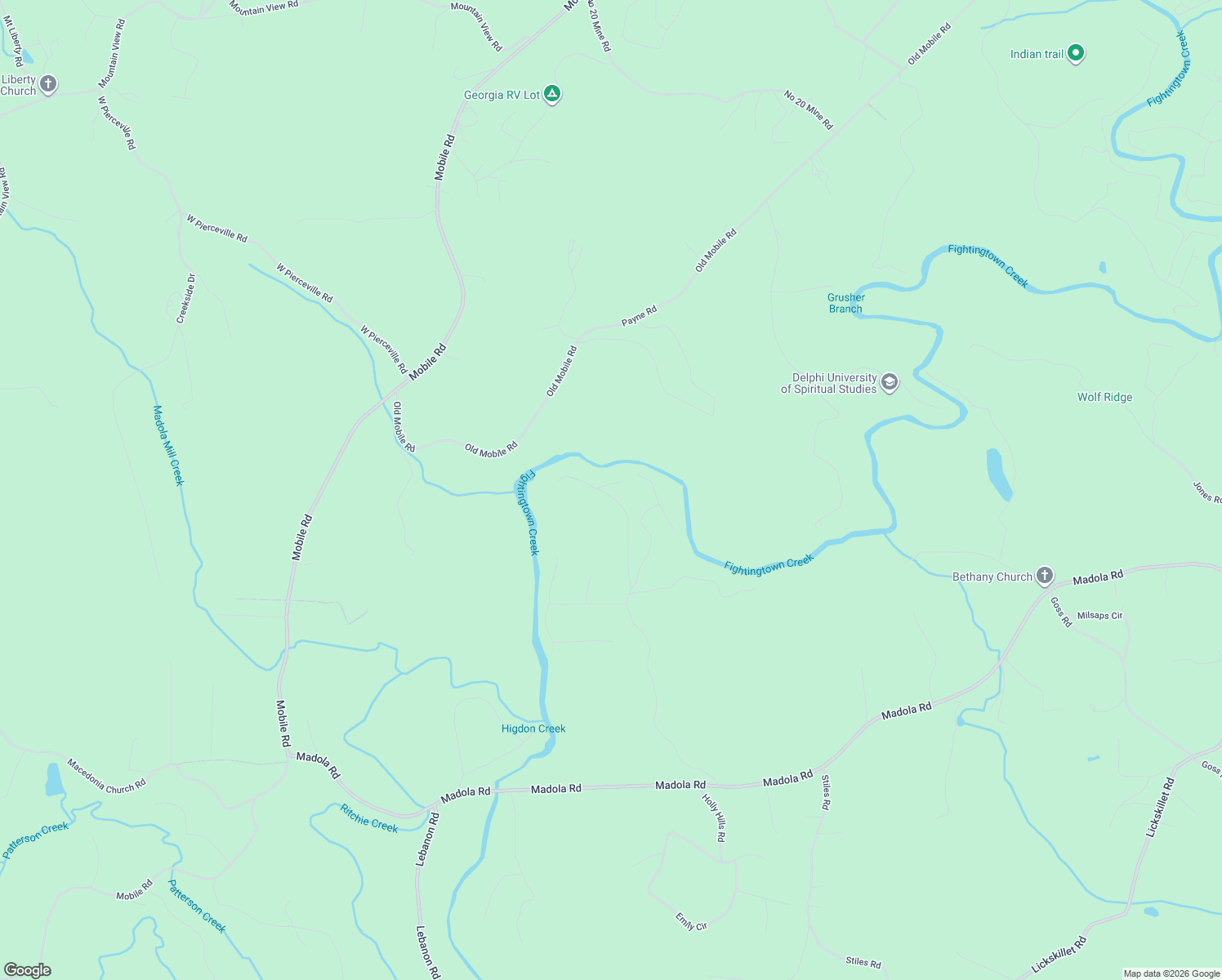 map of restaurants, bars, coffee shops, grocery stores, and more near 1000 Sunset Road in Epworth