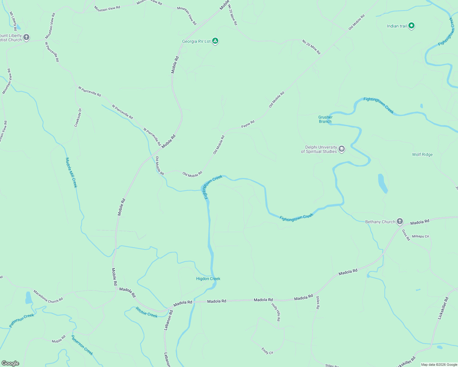 map of restaurants, bars, coffee shops, grocery stores, and more near 11 Ivy Oval in Epworth