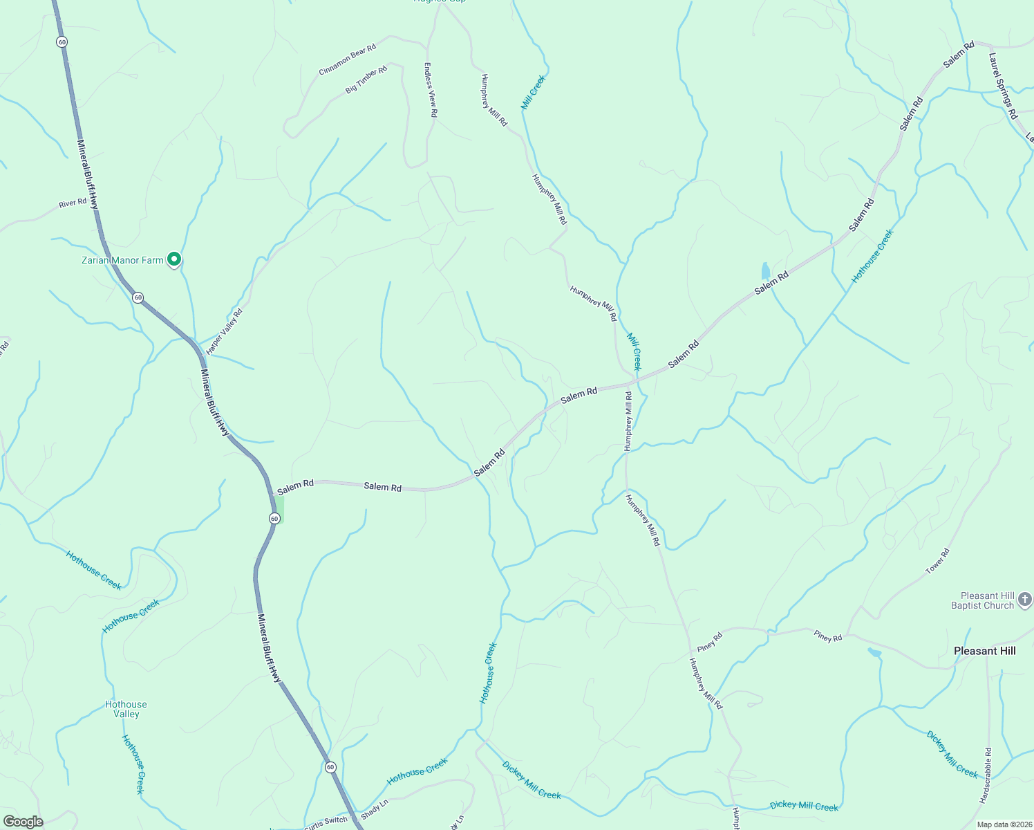 map of restaurants, bars, coffee shops, grocery stores, and more near 58 Autumn Ridge Drive in Mineral Bluff