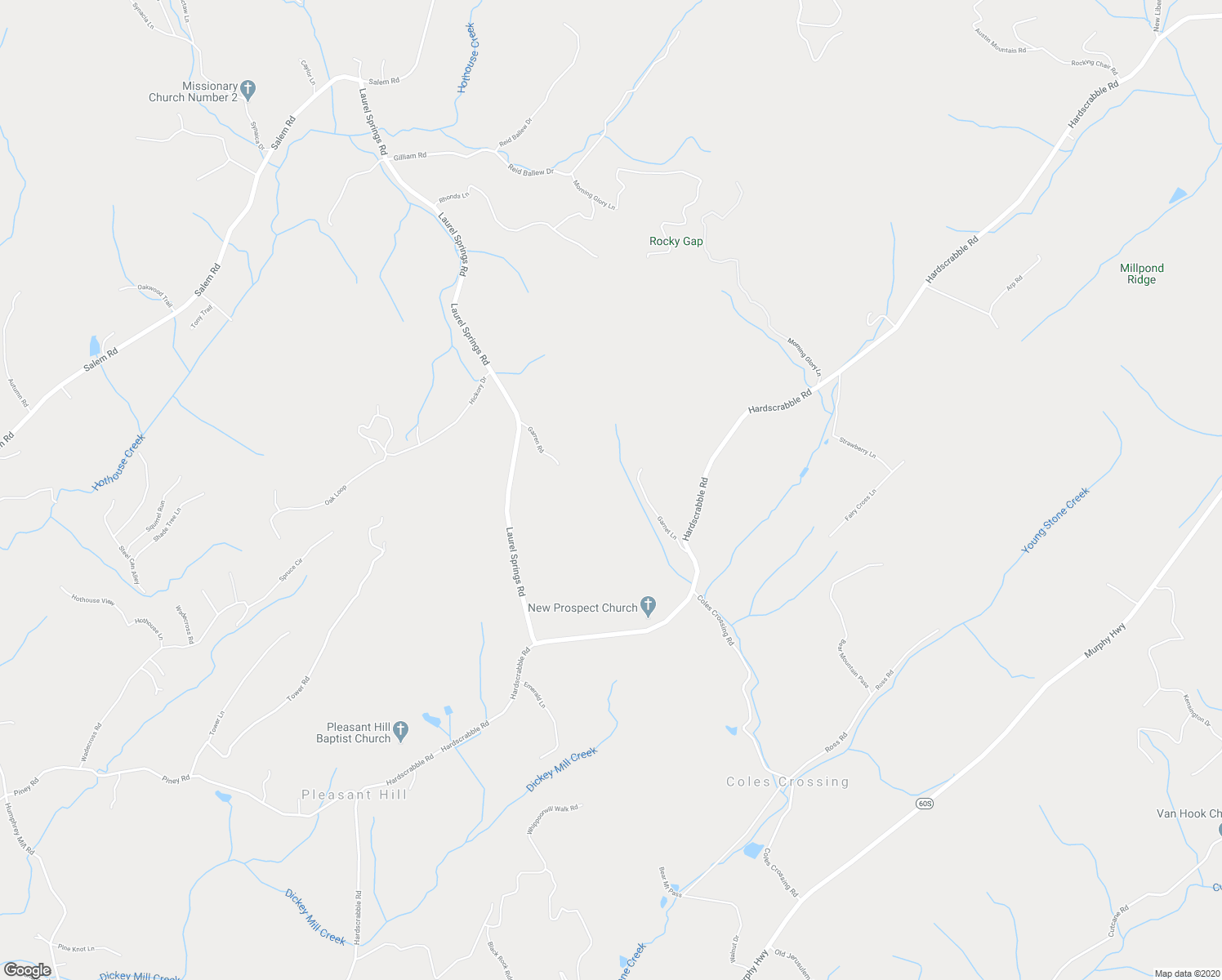 map of restaurants, bars, coffee shops, grocery stores, and more near in Mineral Bluff