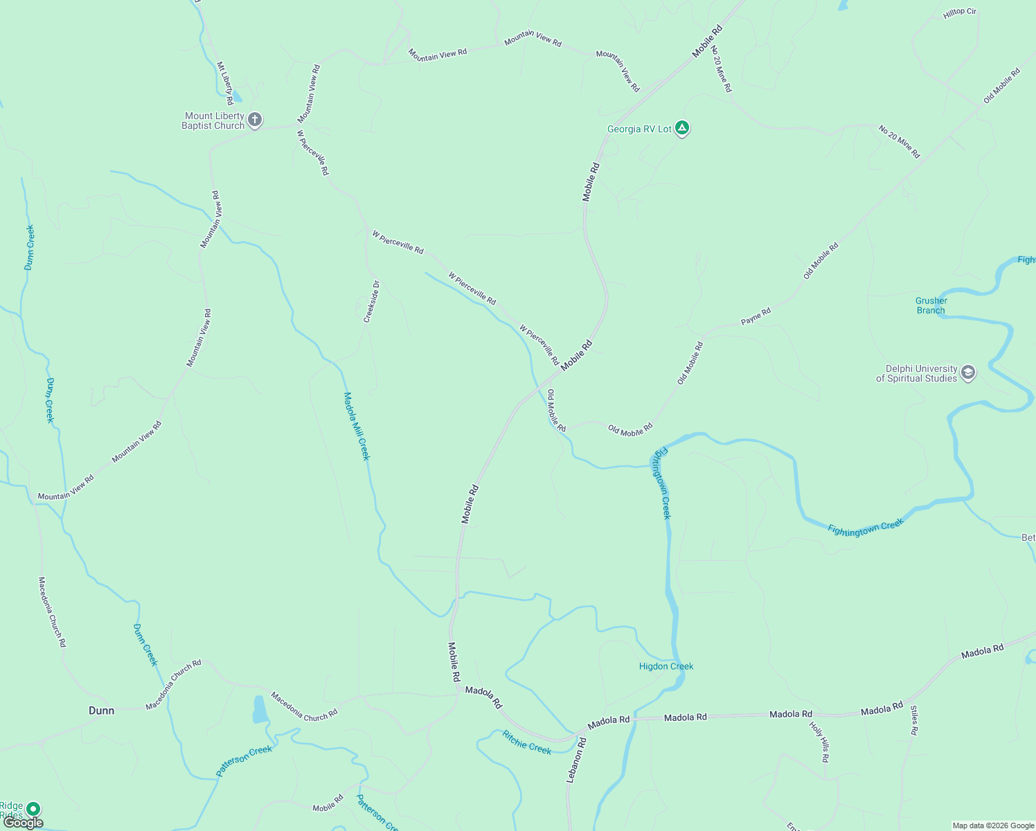 map of restaurants, bars, coffee shops, grocery stores, and more near 5546 Mobile Road in Blue Ridge
