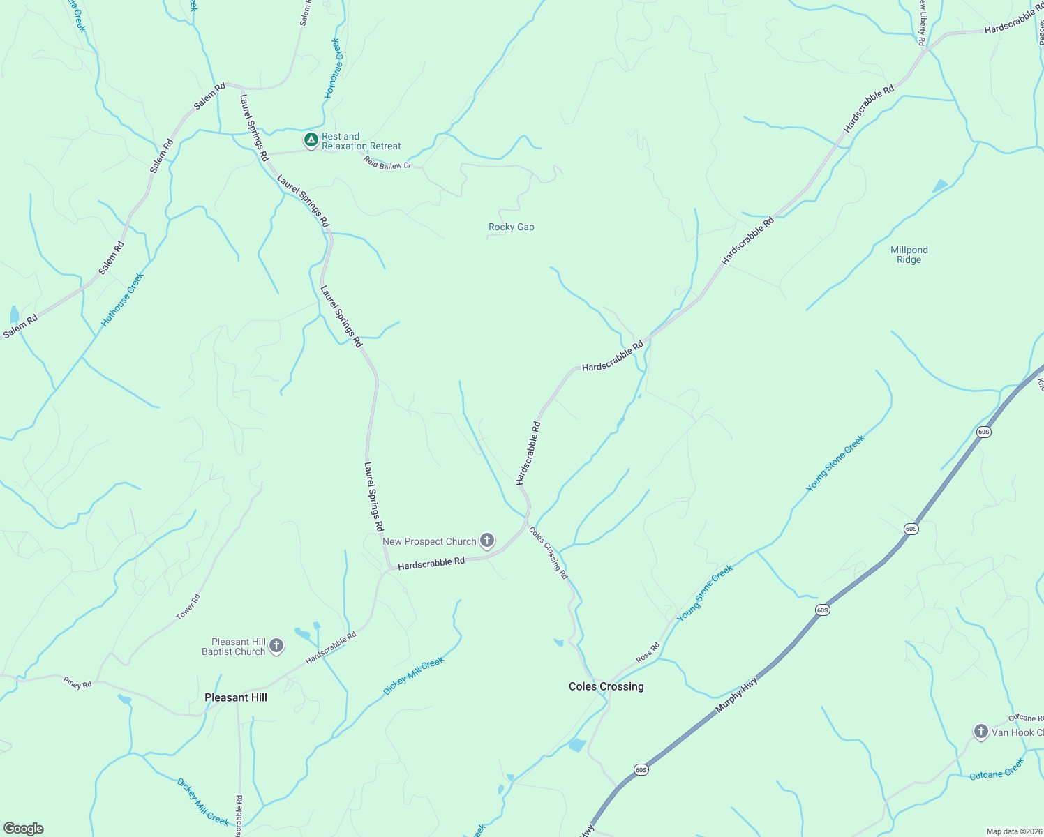 map of restaurants, bars, coffee shops, grocery stores, and more near 3373 Hardscrabble Road in Mineral Bluff