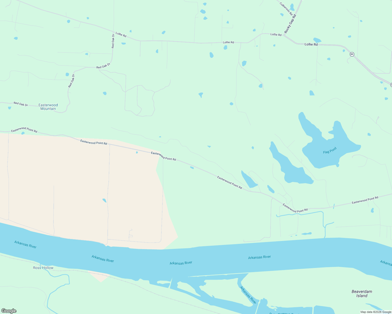 map of restaurants, bars, coffee shops, grocery stores, and more near 63 Jones Hill Lane in Mayflower