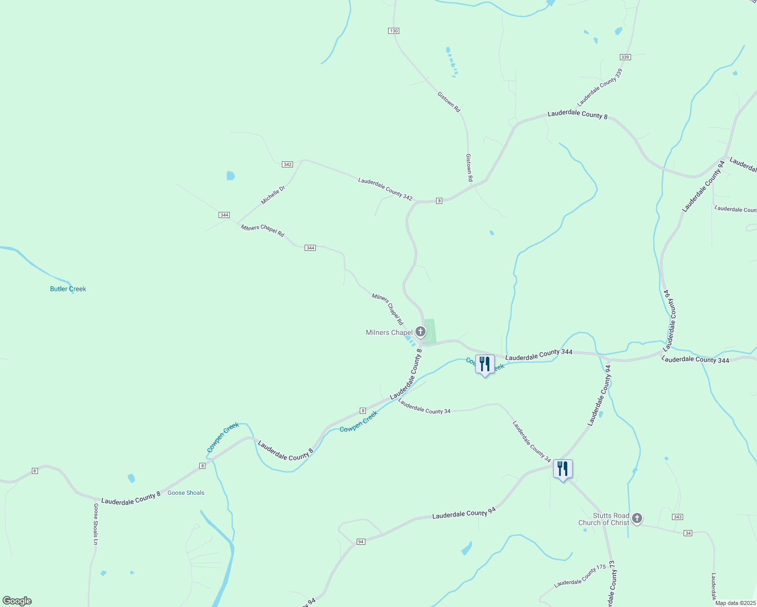 map of restaurants, bars, coffee shops, grocery stores, and more near 8 Cindy Road in Florence