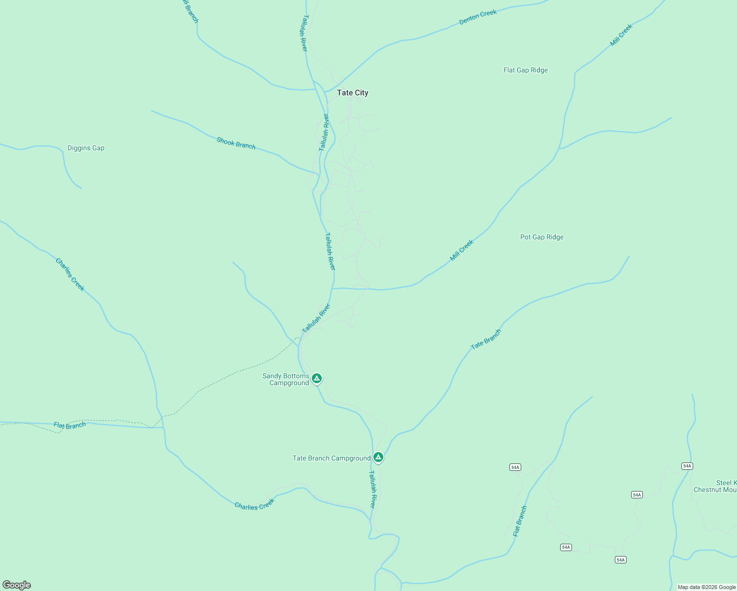 map of restaurants, bars, coffee shops, grocery stores, and more near 77 Denali Drive in Clayton