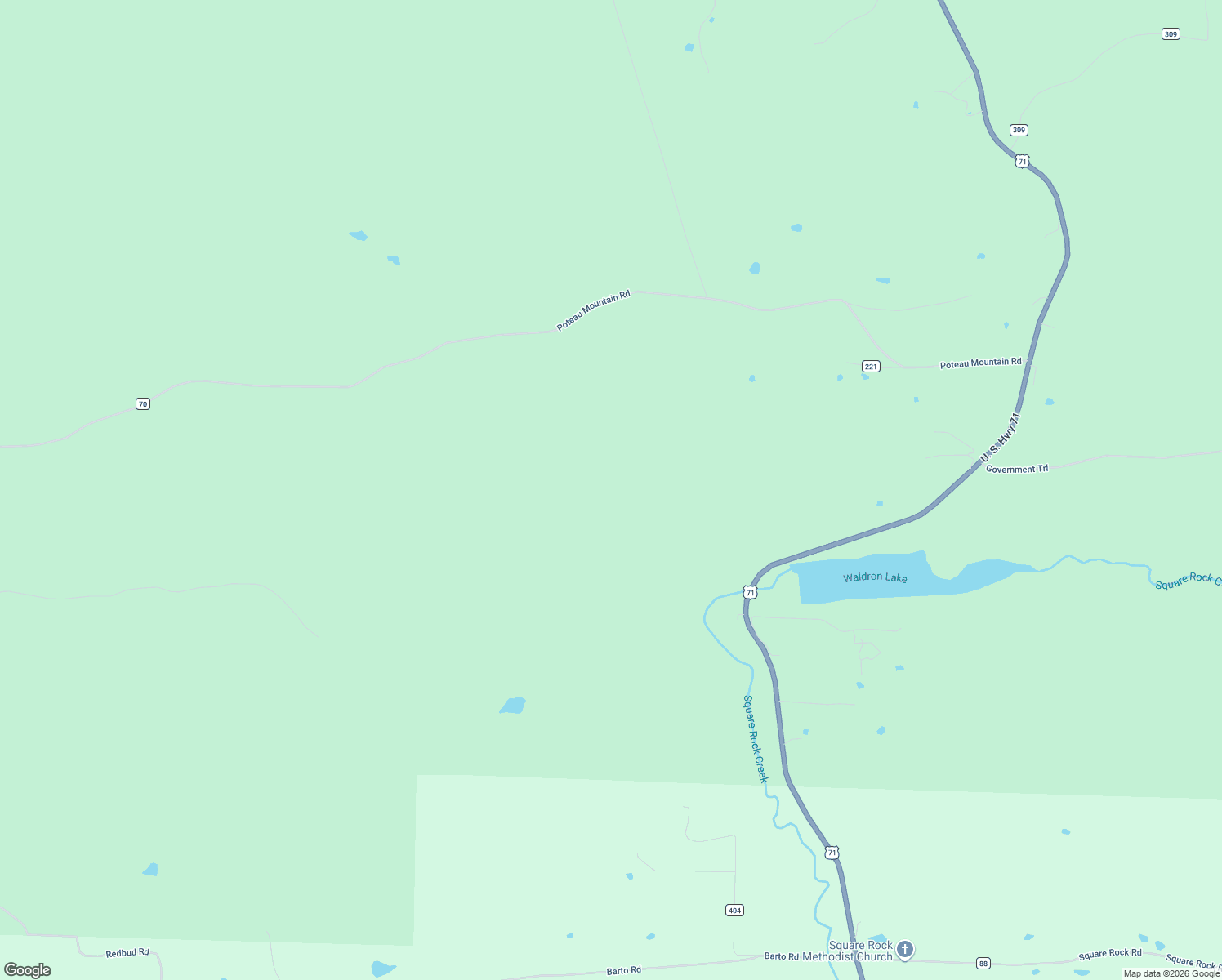 map of restaurants, bars, coffee shops, grocery stores, and more near in Waldron