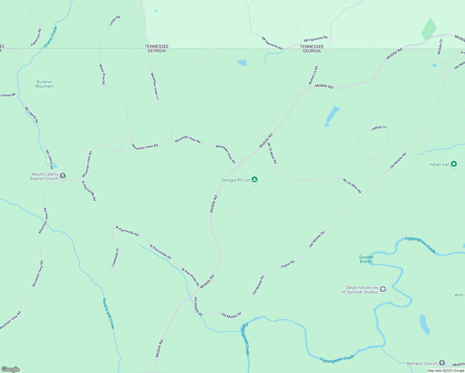 map of restaurants, bars, coffee shops, grocery stores, and more near 569 Lee’s Ride in McCaysville