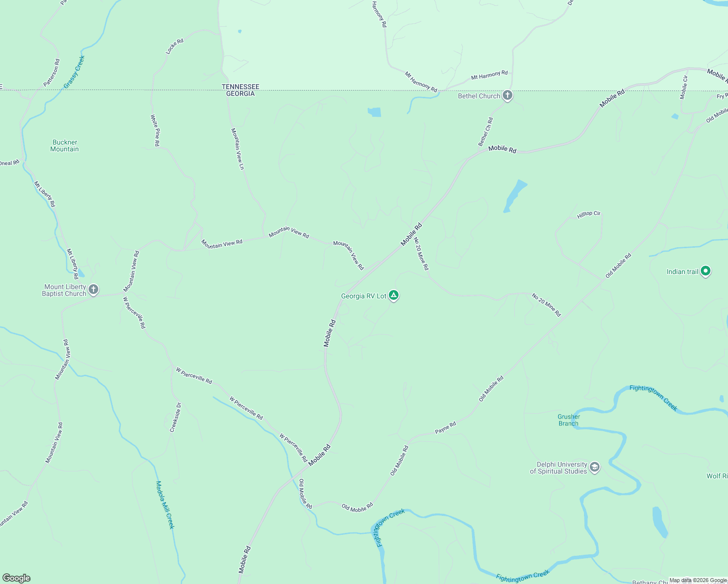 map of restaurants, bars, coffee shops, grocery stores, and more near 4097 Mobile Road in McCaysville