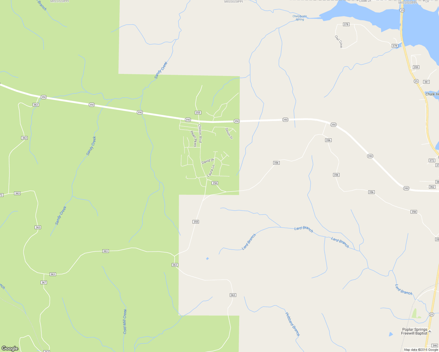 map of restaurants, bars, coffee shops, grocery stores, and more near Betty Boulevard in Iuka