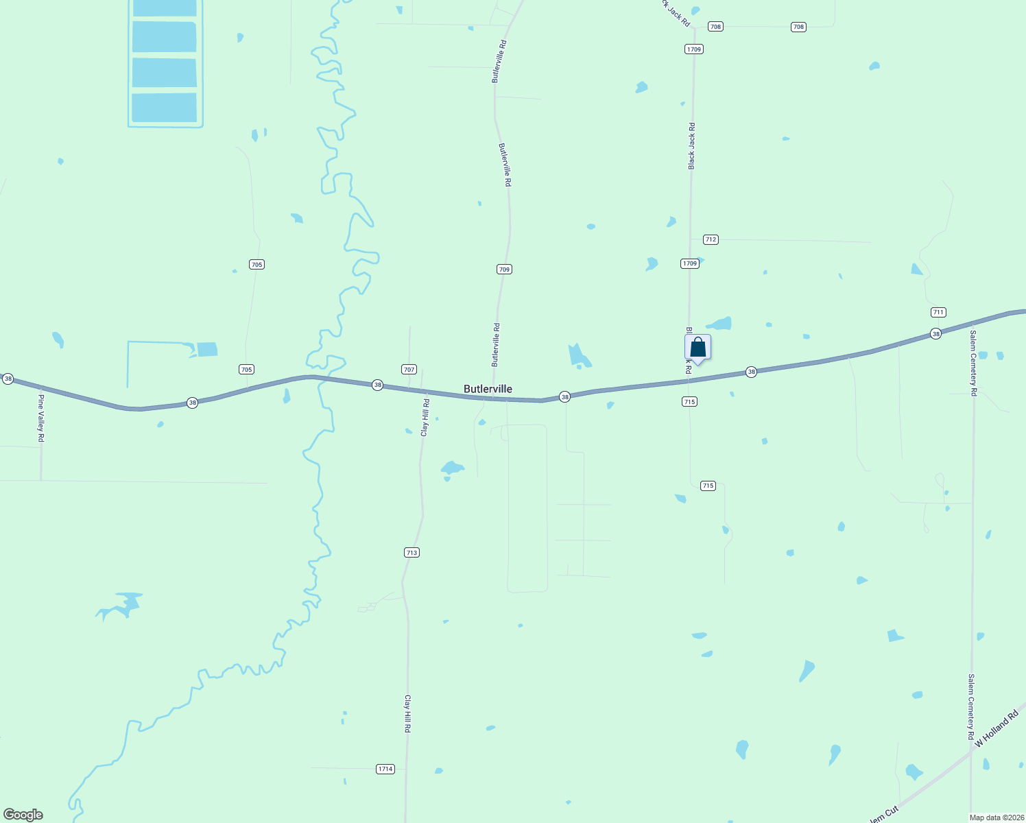 map of restaurants, bars, coffee shops, grocery stores, and more near 11423 Arkansas 38 in Ward
