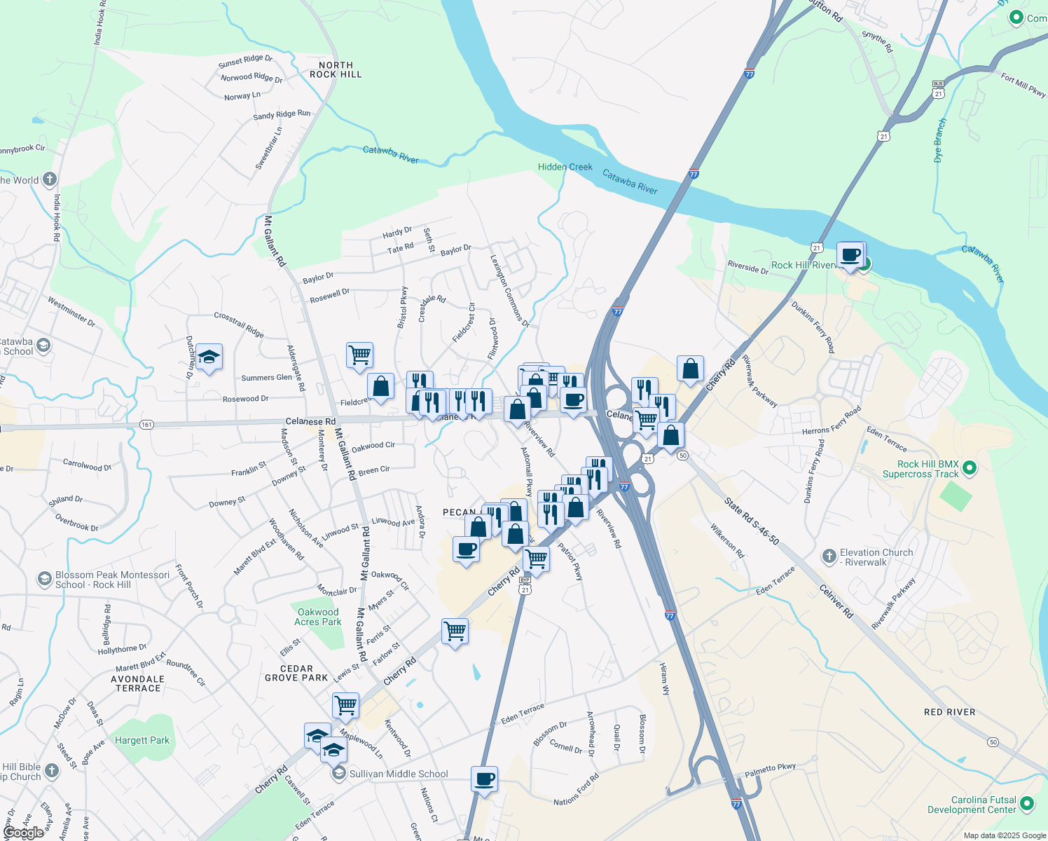 Riverview Road, Rock Hill SC Walk Score