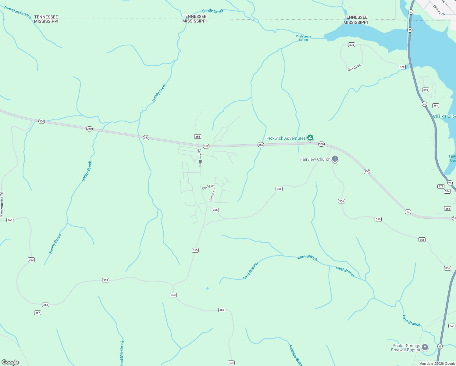 map of restaurants, bars, coffee shops, grocery stores, and more near 12 Tyson Trail in Iuka