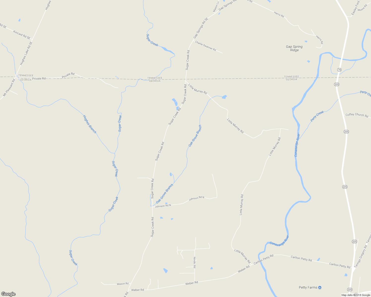 map of restaurants, bars, coffee shops, grocery stores, and more near 3296 Sugar Creek Road in Crandall