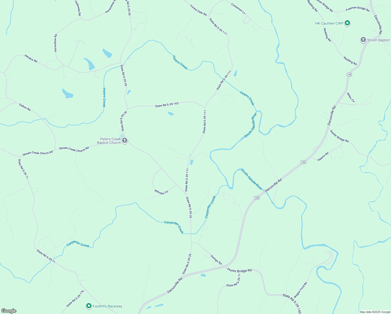 map of restaurants, bars, coffee shops, grocery stores, and more near 11 Clarks Hill Drive in Easley
