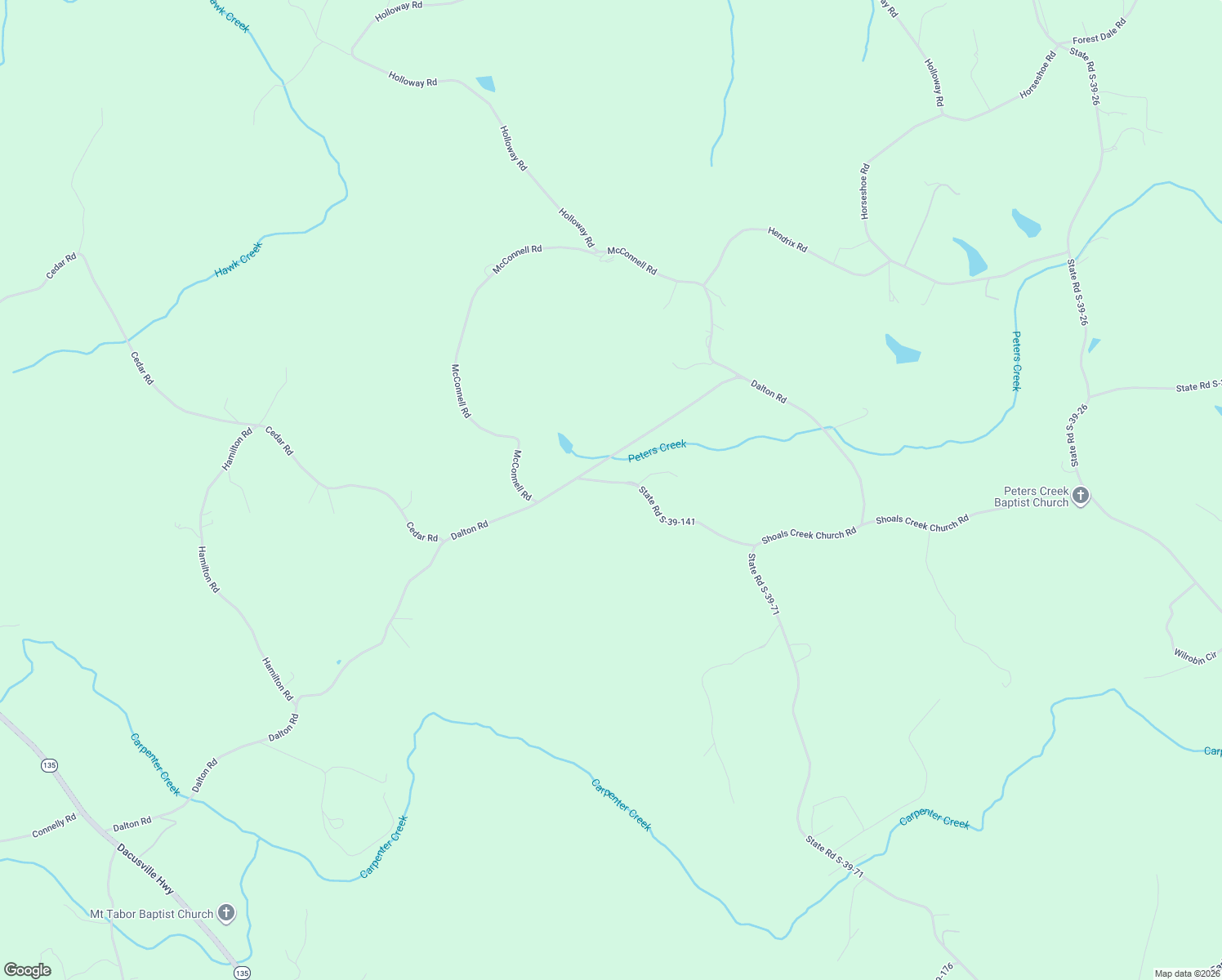 map of restaurants, bars, coffee shops, grocery stores, and more near 248 State Road S-39-141 in Easley