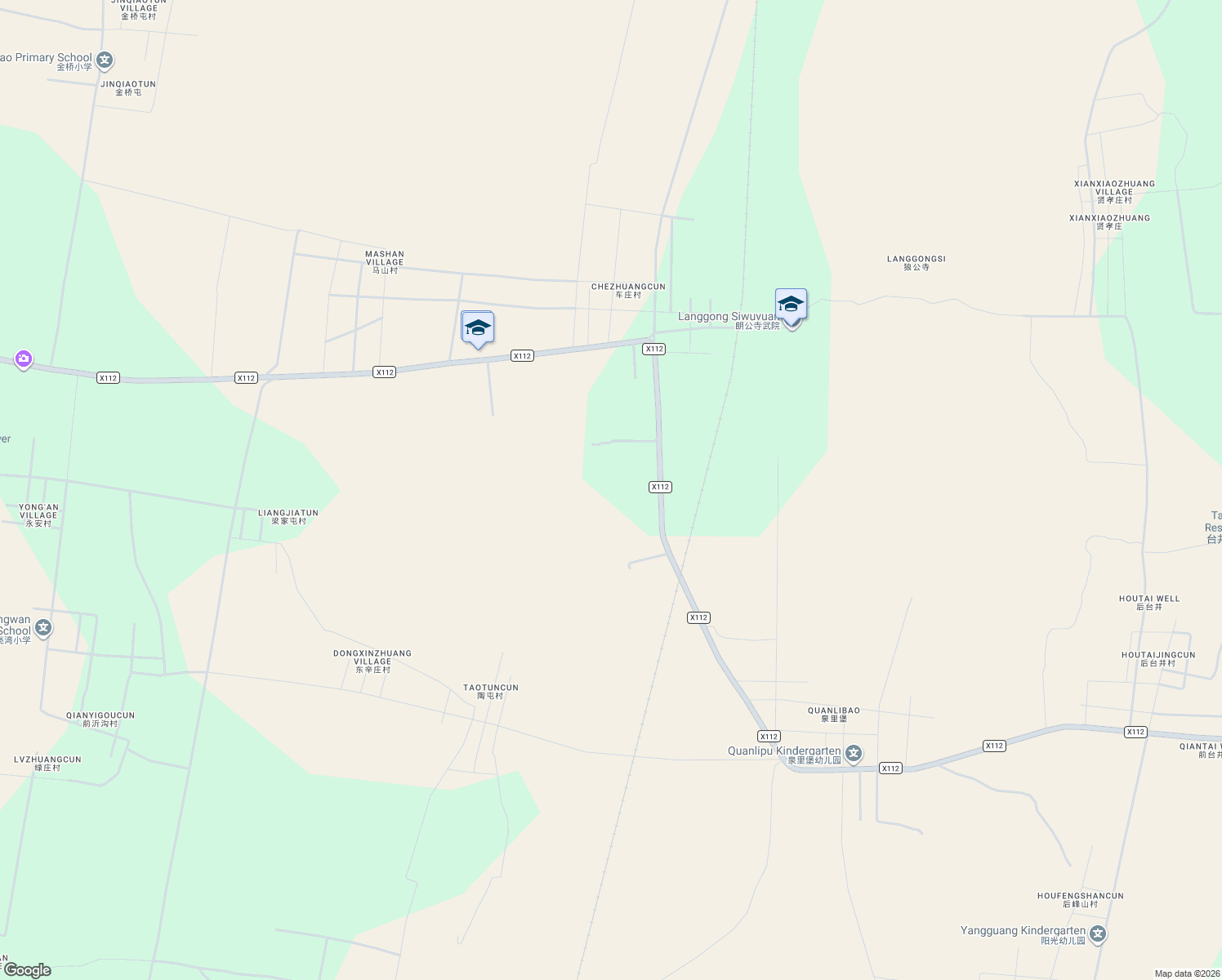 map of restaurants, bars, coffee shops, grocery stores, and more near in Linyi