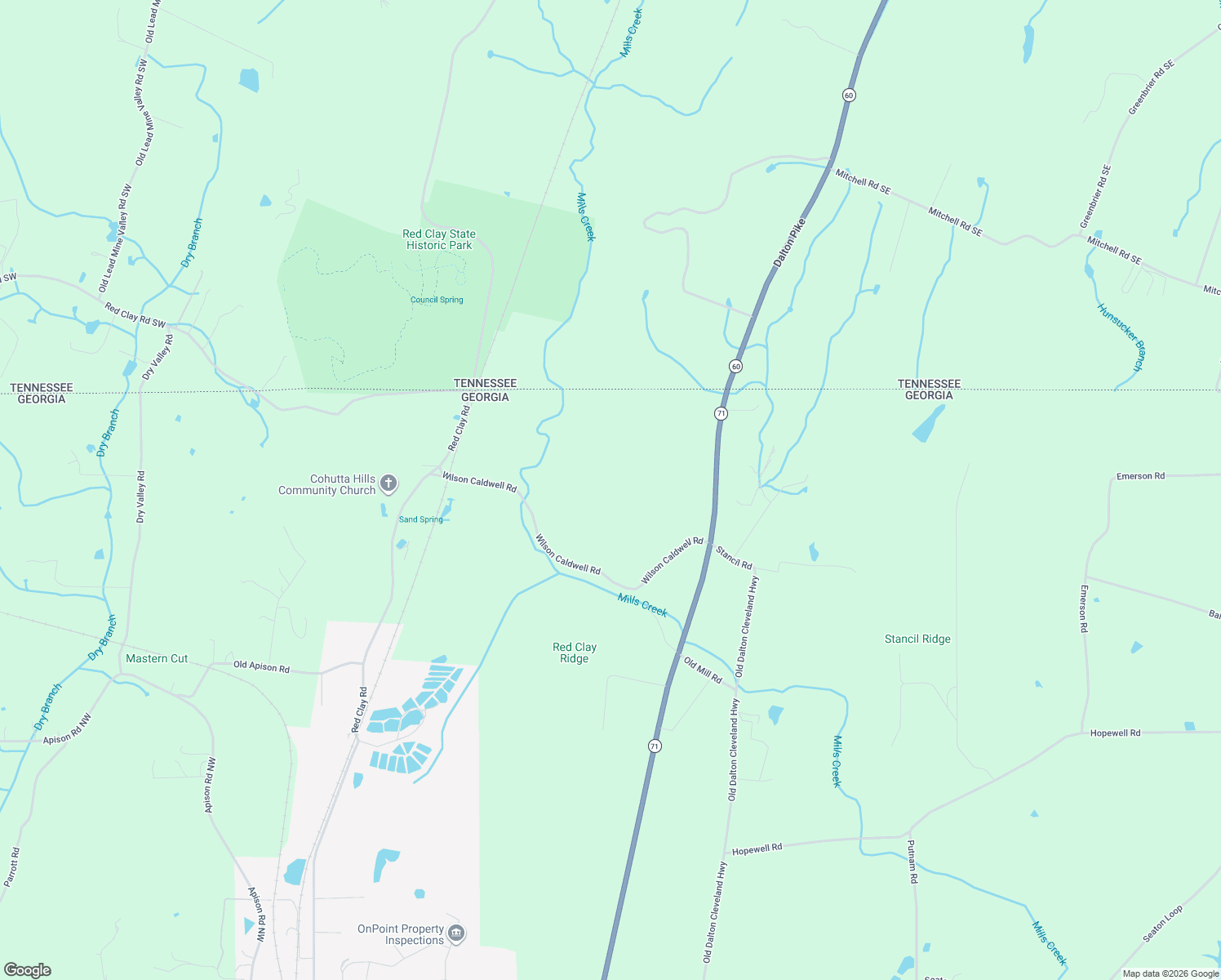 map of restaurants, bars, coffee shops, grocery stores, and more near in Cohutta