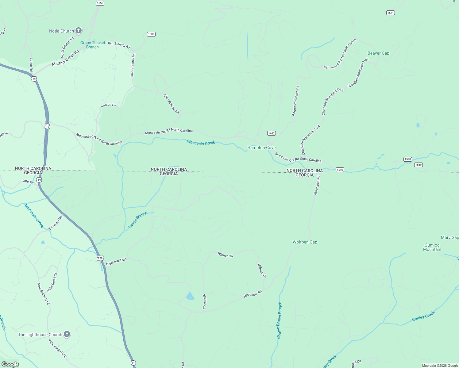 map of restaurants, bars, coffee shops, grocery stores, and more near 7343 Roys Road in Blairsville
