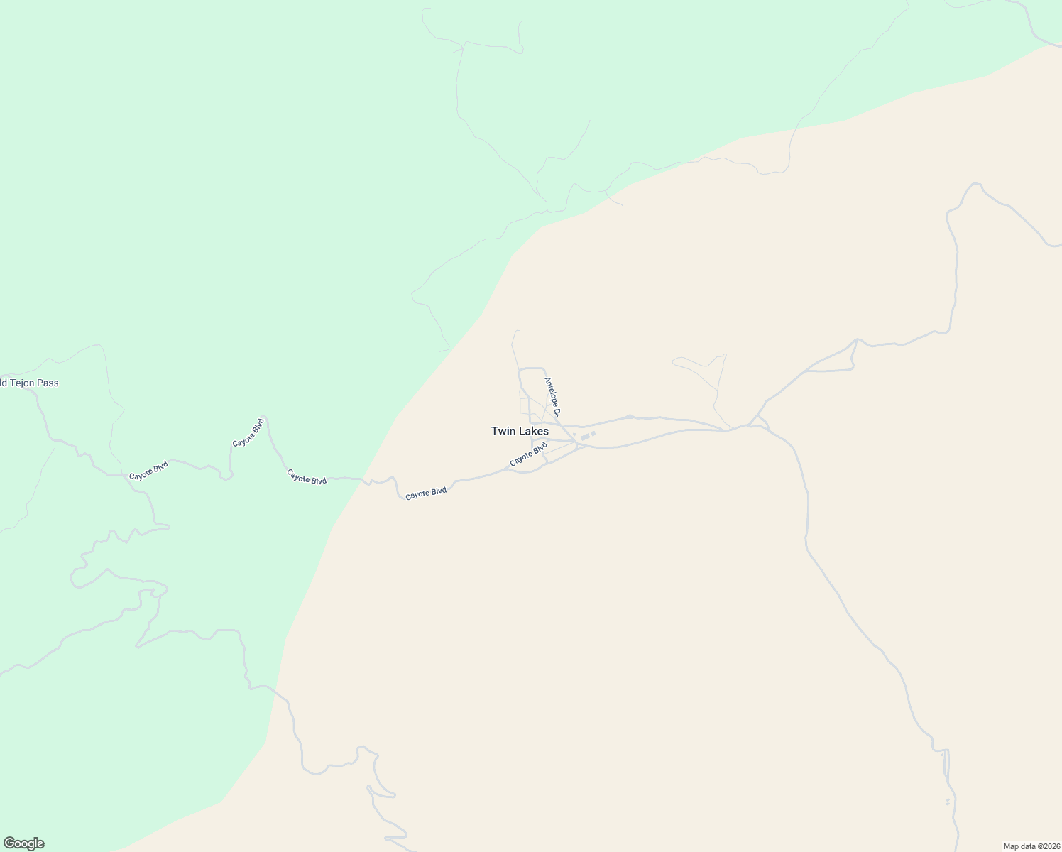 map of restaurants, bars, coffee shops, grocery stores, and more near Maple Avenue in Tehachapi