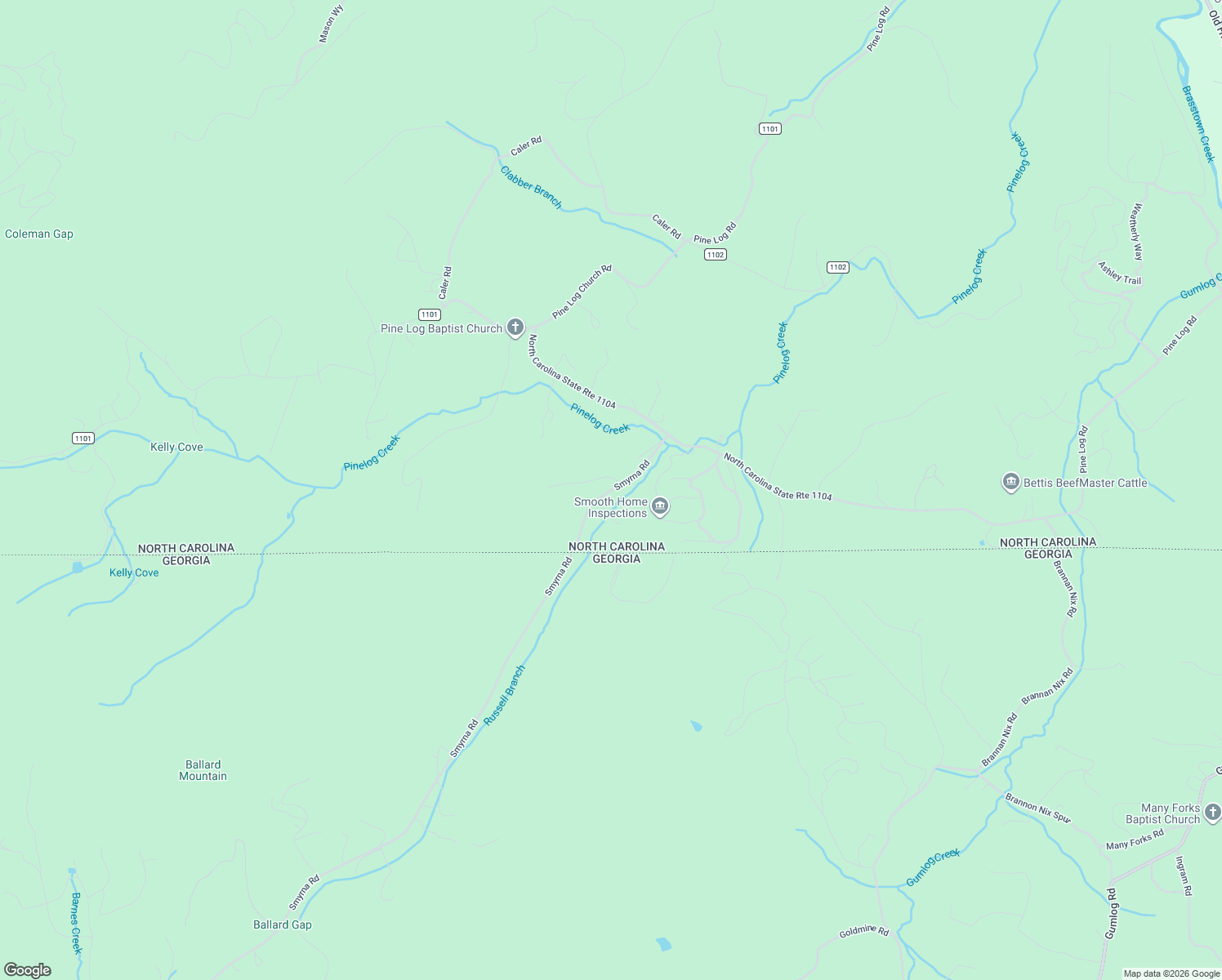 map of restaurants, bars, coffee shops, grocery stores, and more near 240 Ivy Log Road in Warne