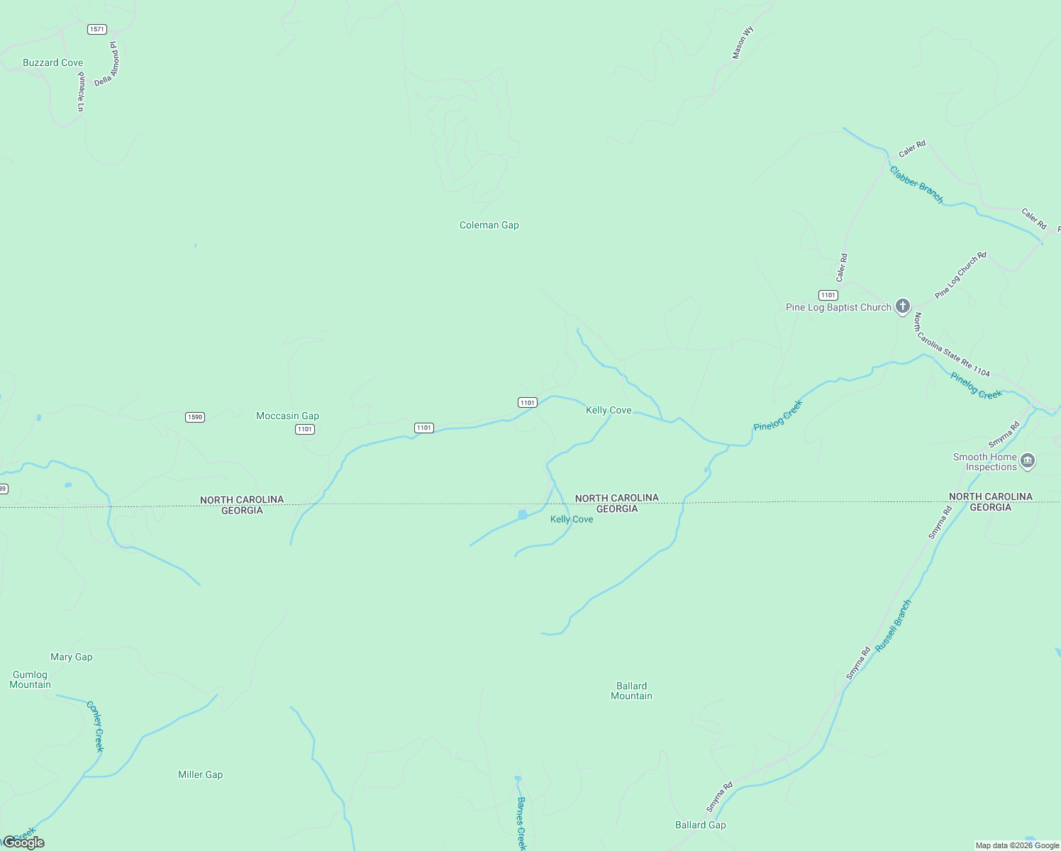 map of restaurants, bars, coffee shops, grocery stores, and more near 2007 Pine Log Church Road in Brasstown