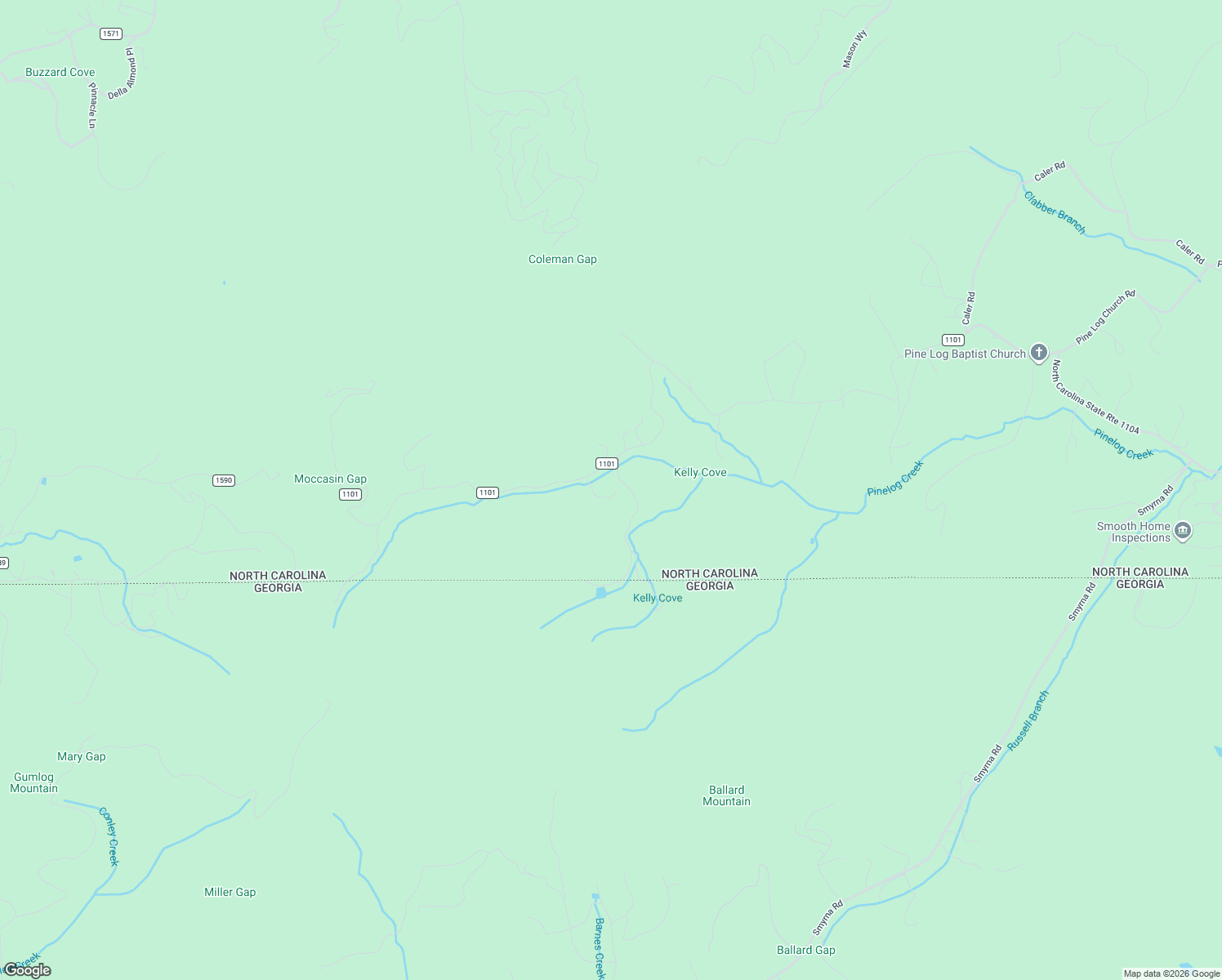 map of restaurants, bars, coffee shops, grocery stores, and more near 2007 Pine Log Church Road in Brasstown