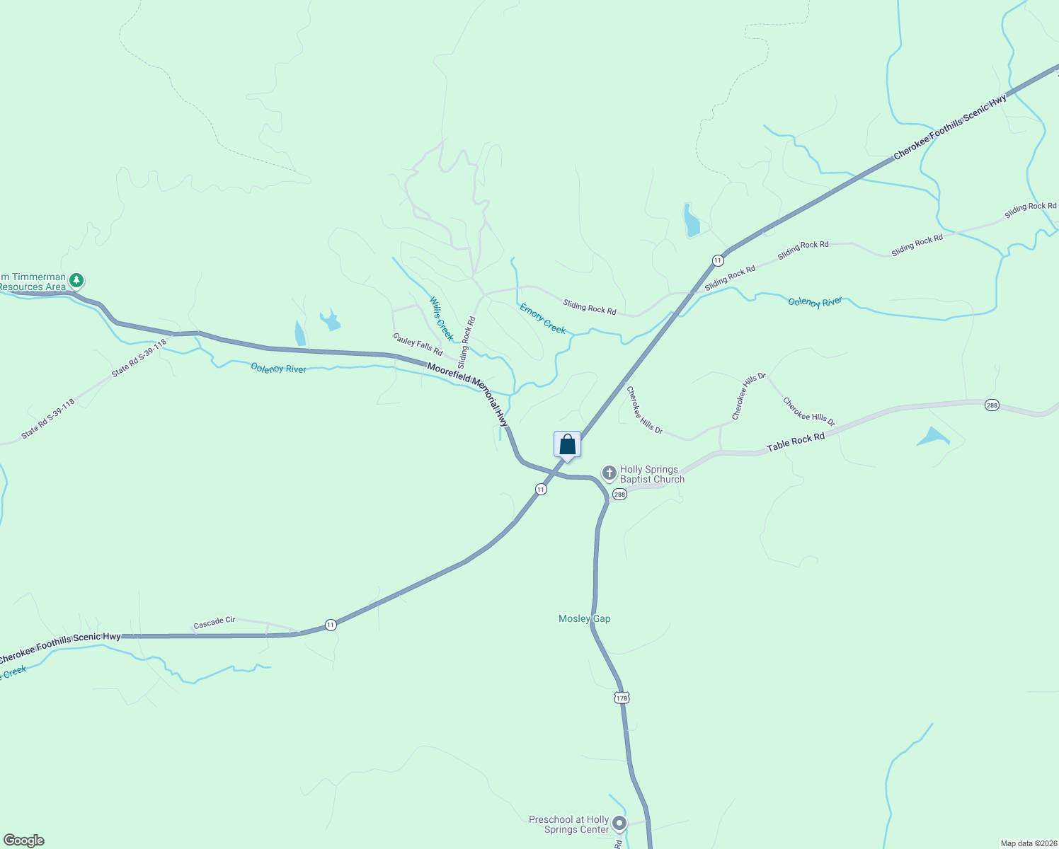 map of restaurants, bars, coffee shops, grocery stores, and more near 309 Belvoir Drive in Pickens