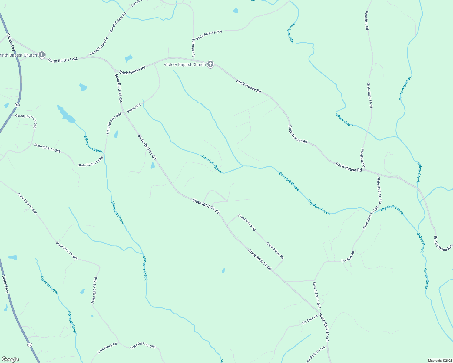 map of restaurants, bars, coffee shops, grocery stores, and more near 227 Glencrest Drive in Gaffney