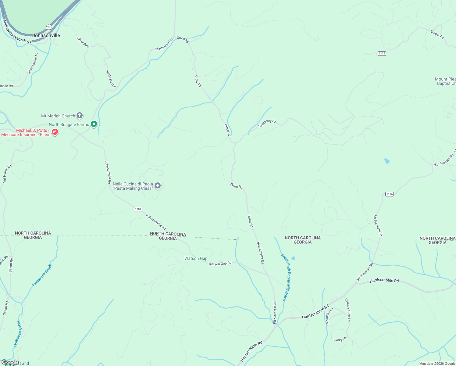 map of restaurants, bars, coffee shops, grocery stores, and more near 315 Blue Heaven Circle in Murphy
