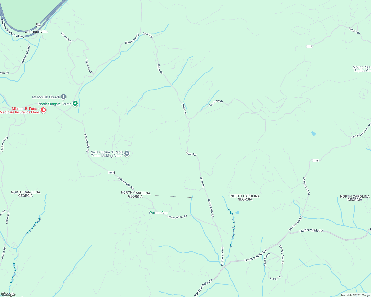 map of restaurants, bars, coffee shops, grocery stores, and more near 315 Blue Heaven Circle in Murphy