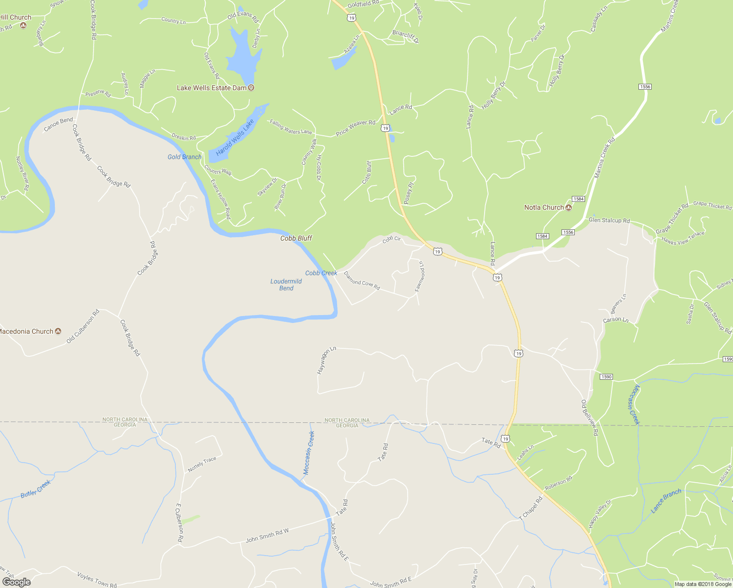 map of restaurants, bars, coffee shops, grocery stores, and more near 805 Cobb Circle in Murphy