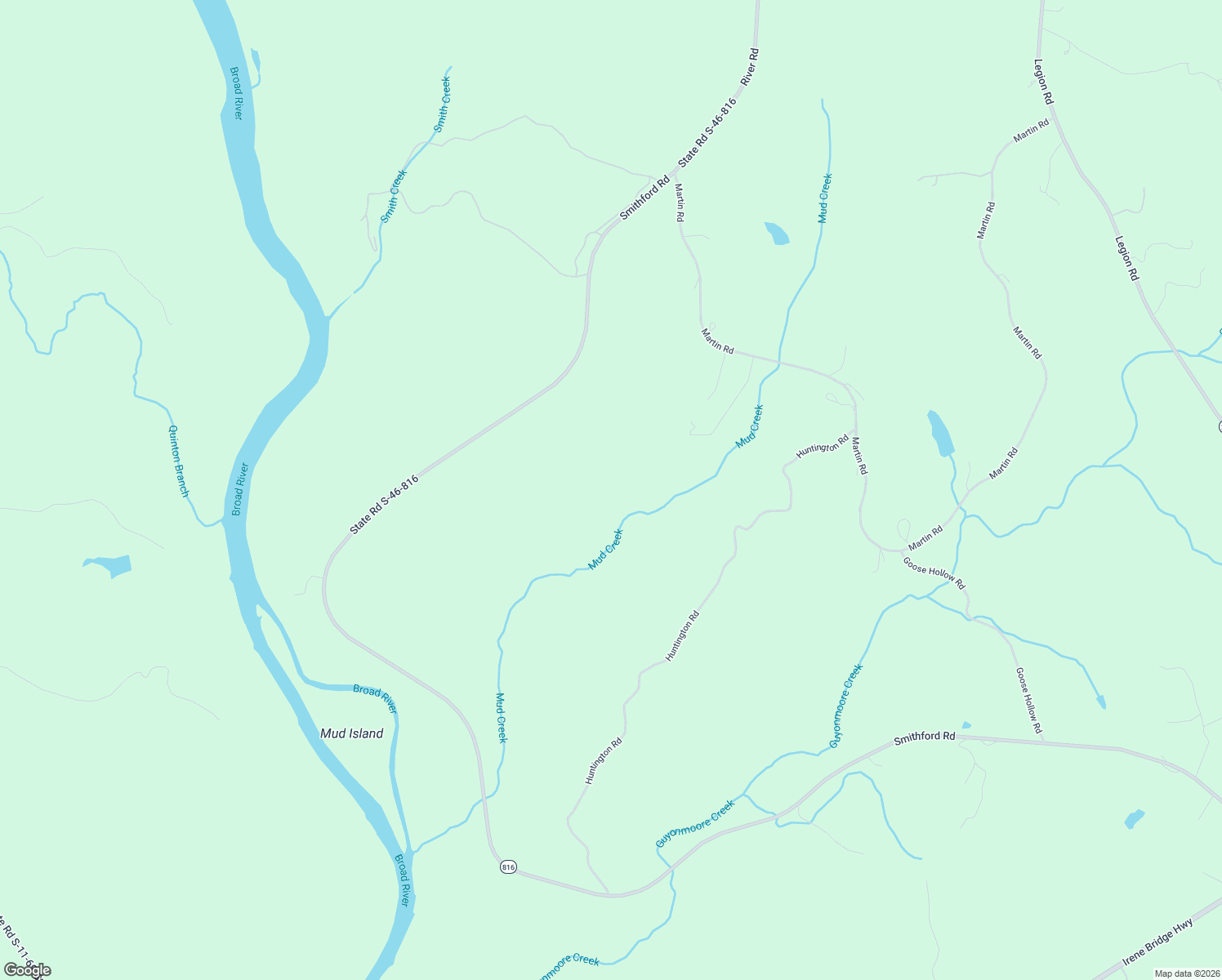 map of restaurants, bars, coffee shops, grocery stores, and more near 13562 Smithford Road in Hickory Grove