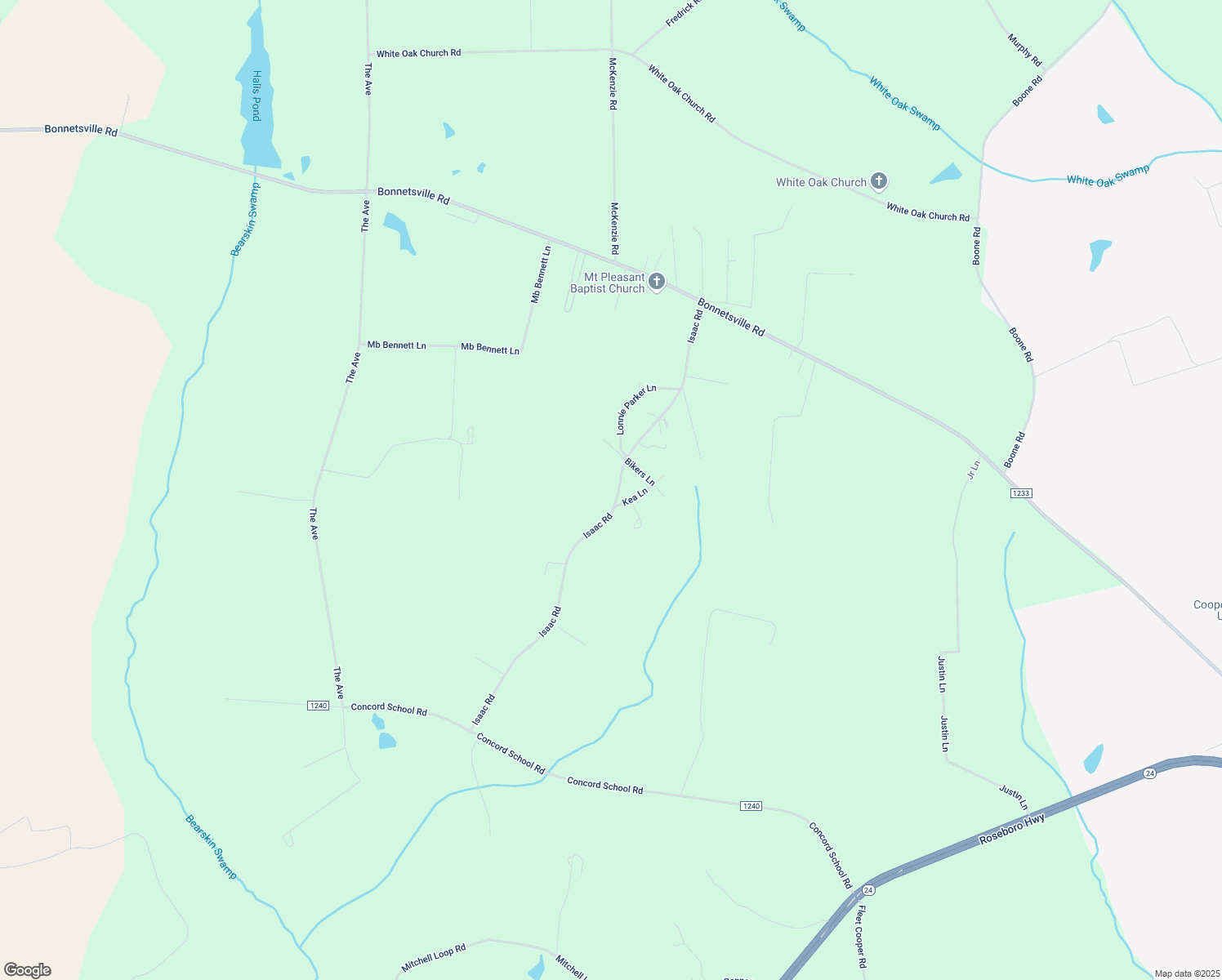 map of restaurants, bars, coffee shops, grocery stores, and more near 849 Isaac Road in Clinton