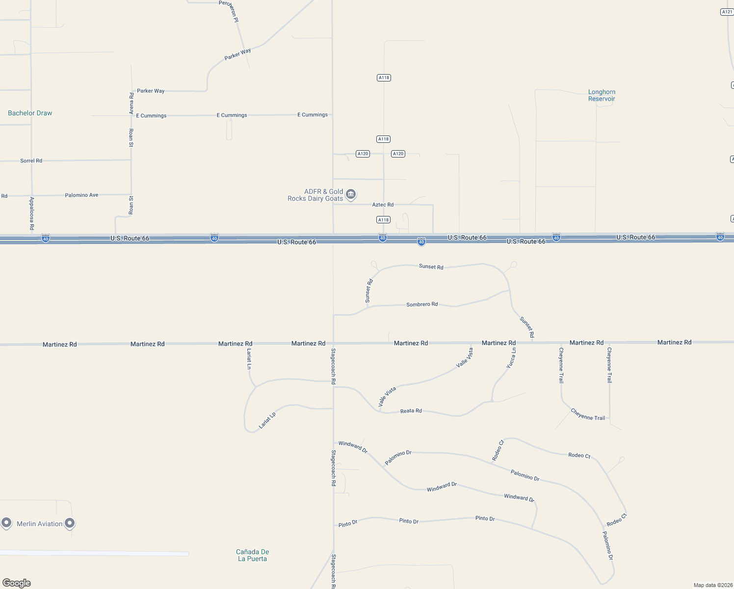 map of restaurants, bars, coffee shops, grocery stores, and more near 40 Sunset Road in Moriarty