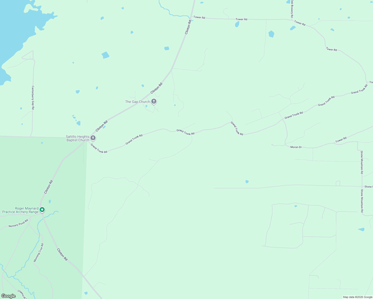 map of restaurants, bars, coffee shops, grocery stores, and more near 103 Grand Trunk Road in Conway