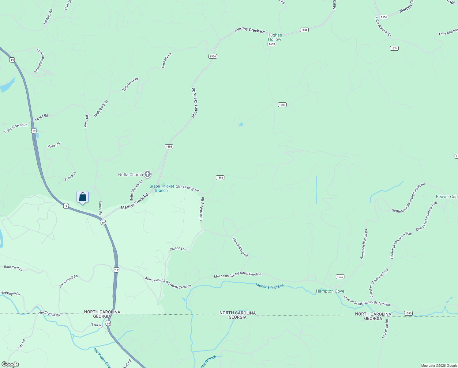 map of restaurants, bars, coffee shops, grocery stores, and more near 367 Hawks View Terrace in Murphy