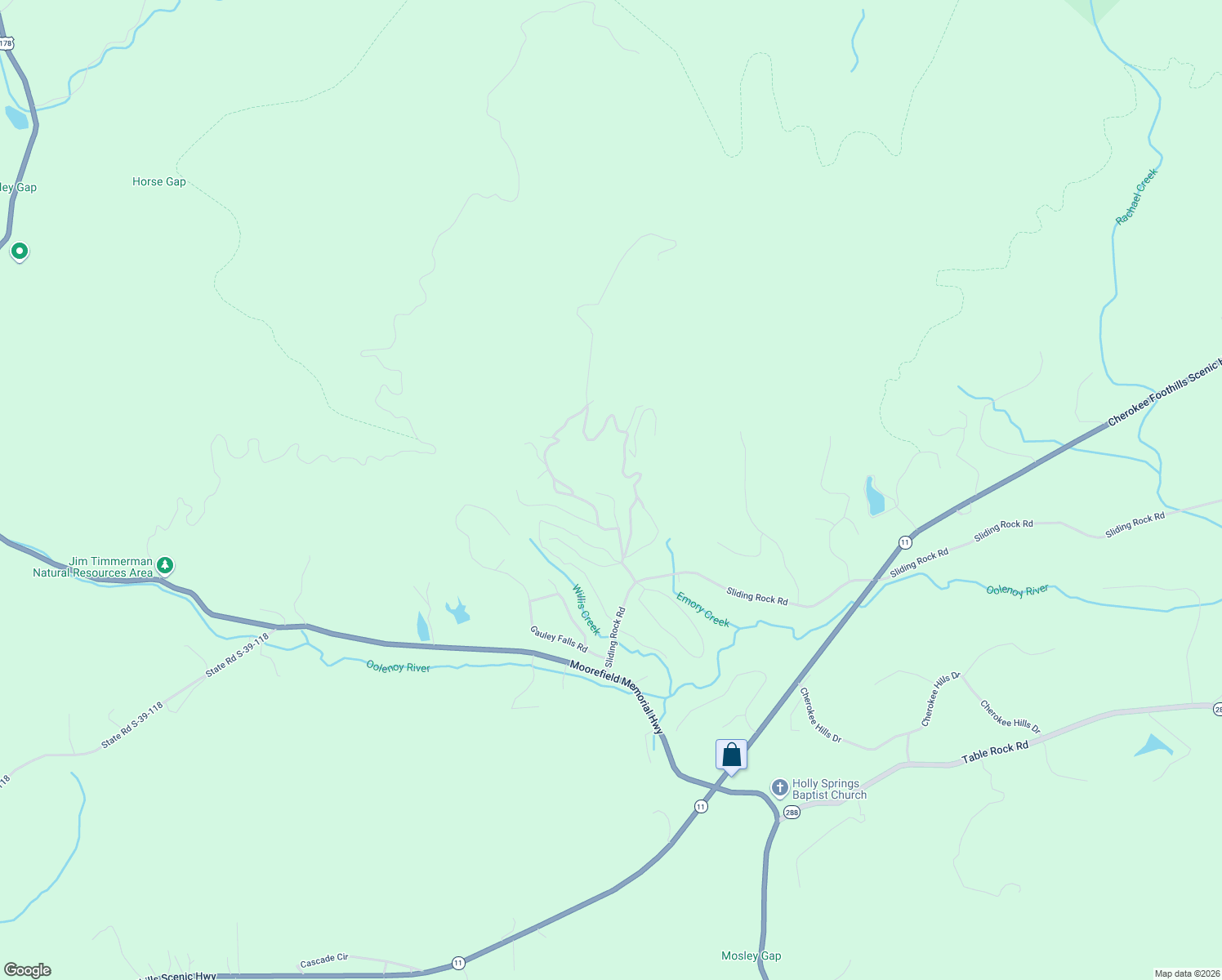 map of restaurants, bars, coffee shops, grocery stores, and more near 120 Fireside Lane in Pickens