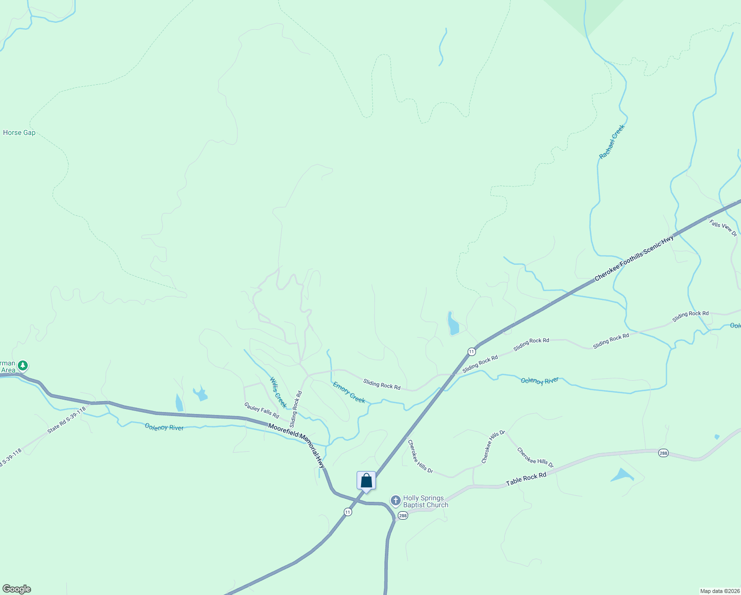 map of restaurants, bars, coffee shops, grocery stores, and more near 315 Falcon Crest Way in Pickens