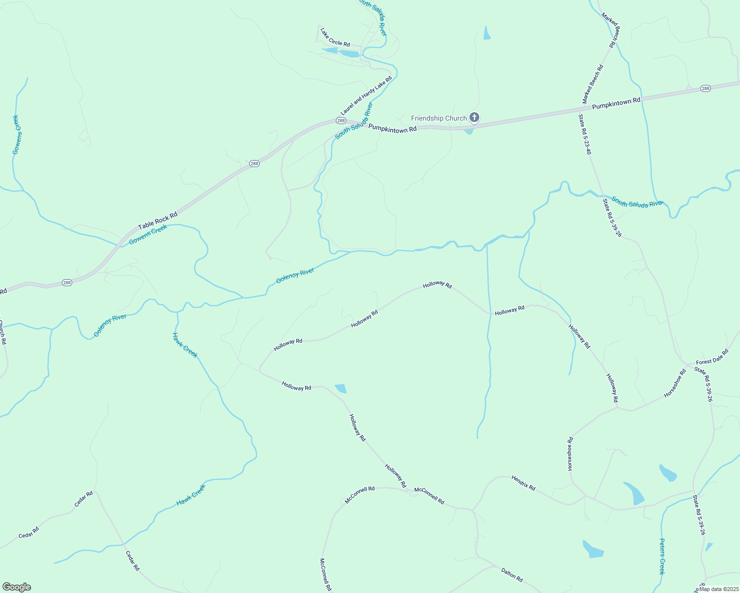 map of restaurants, bars, coffee shops, grocery stores, and more near 120 Stansell Mountain Drive in Pickens County