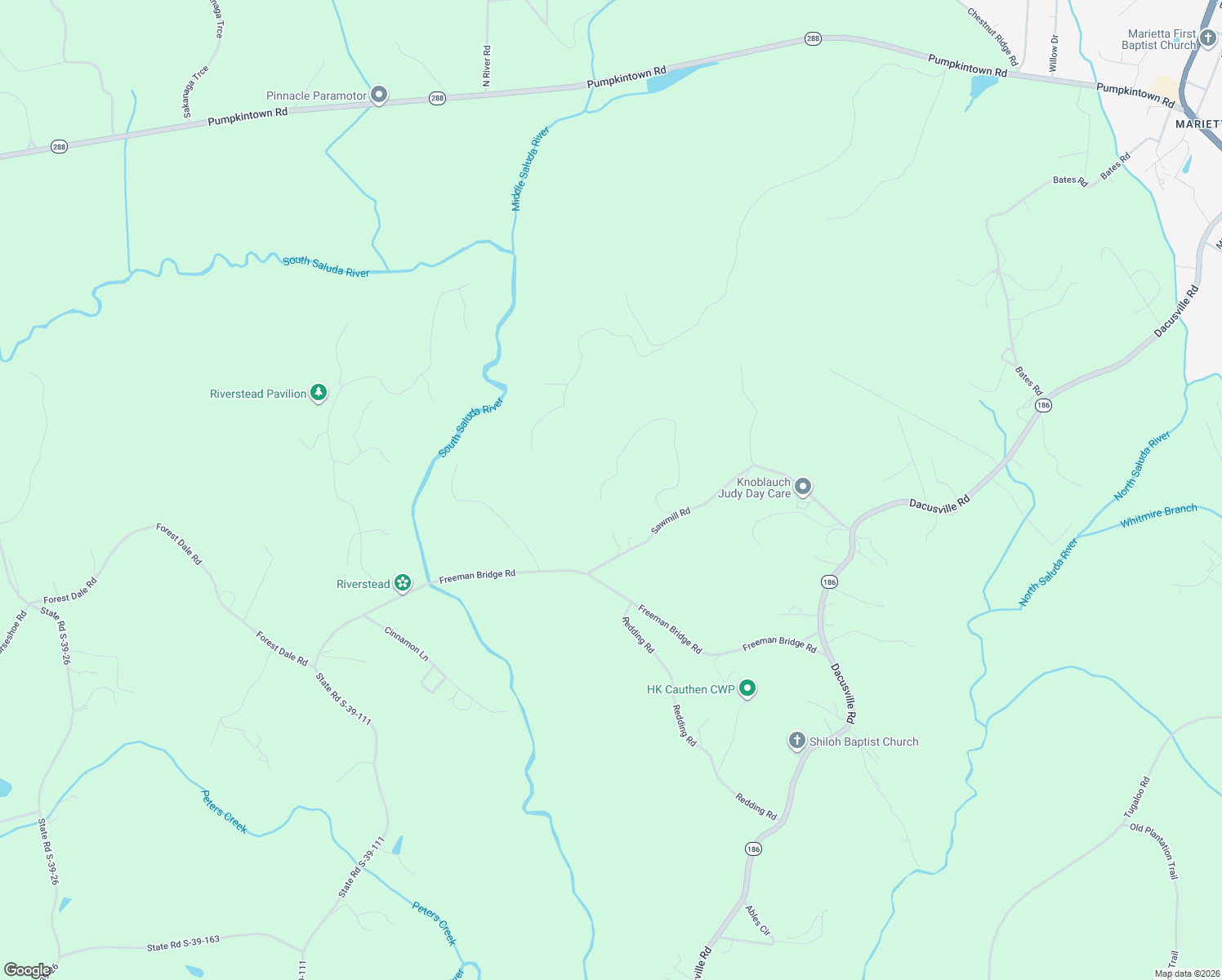 map of restaurants, bars, coffee shops, grocery stores, and more near 65 Sawblade Ridge in Greenville County