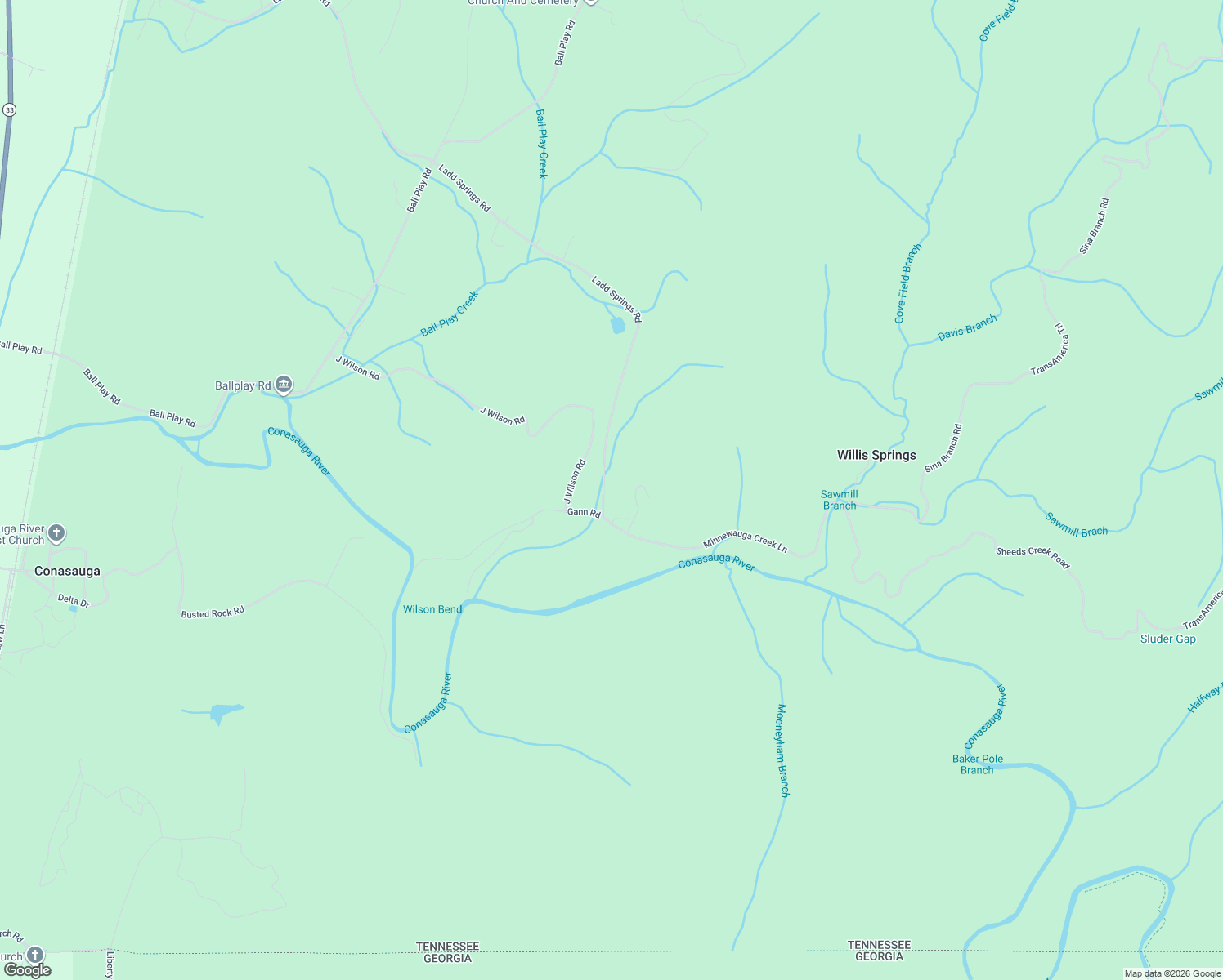 map of restaurants, bars, coffee shops, grocery stores, and more near 5909 Ladd Springs Road in Polk