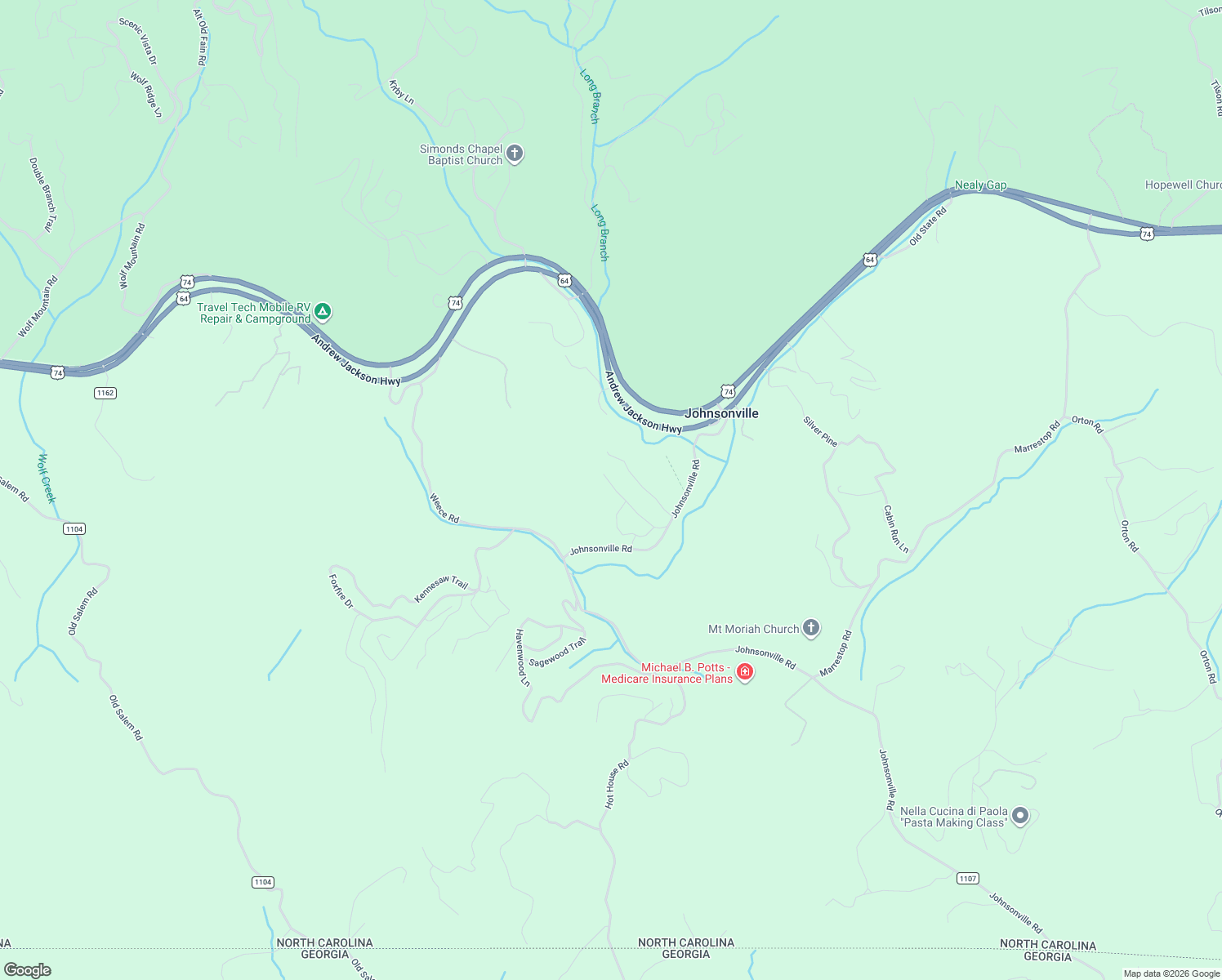 map of restaurants, bars, coffee shops, grocery stores, and more near 250 Vista Hills Road in Murphy