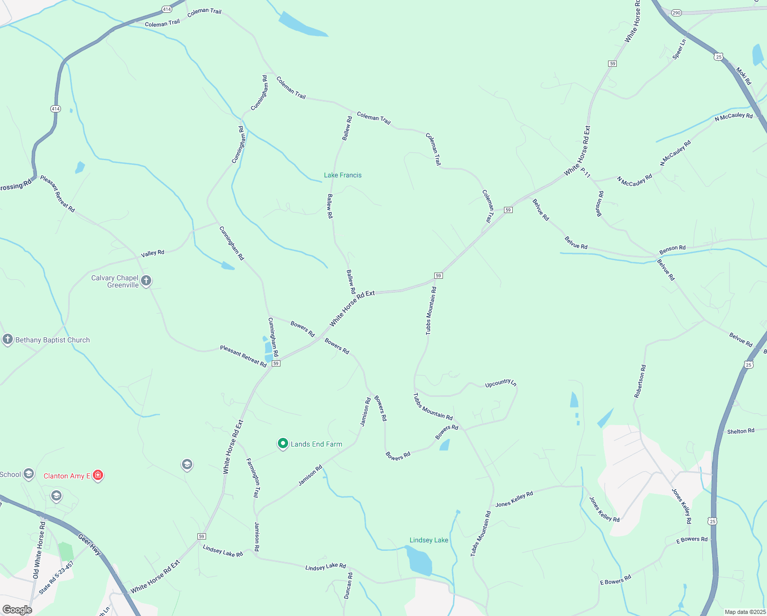 map of restaurants, bars, coffee shops, grocery stores, and more near 816 White Horse Road Extension in Travelers Rest