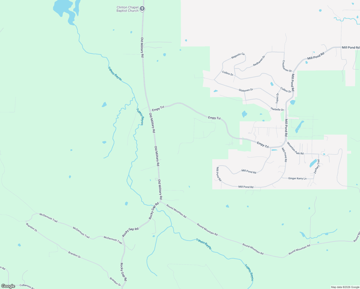 map of restaurants, bars, coffee shops, grocery stores, and more near 367 Old Military Road in Conway