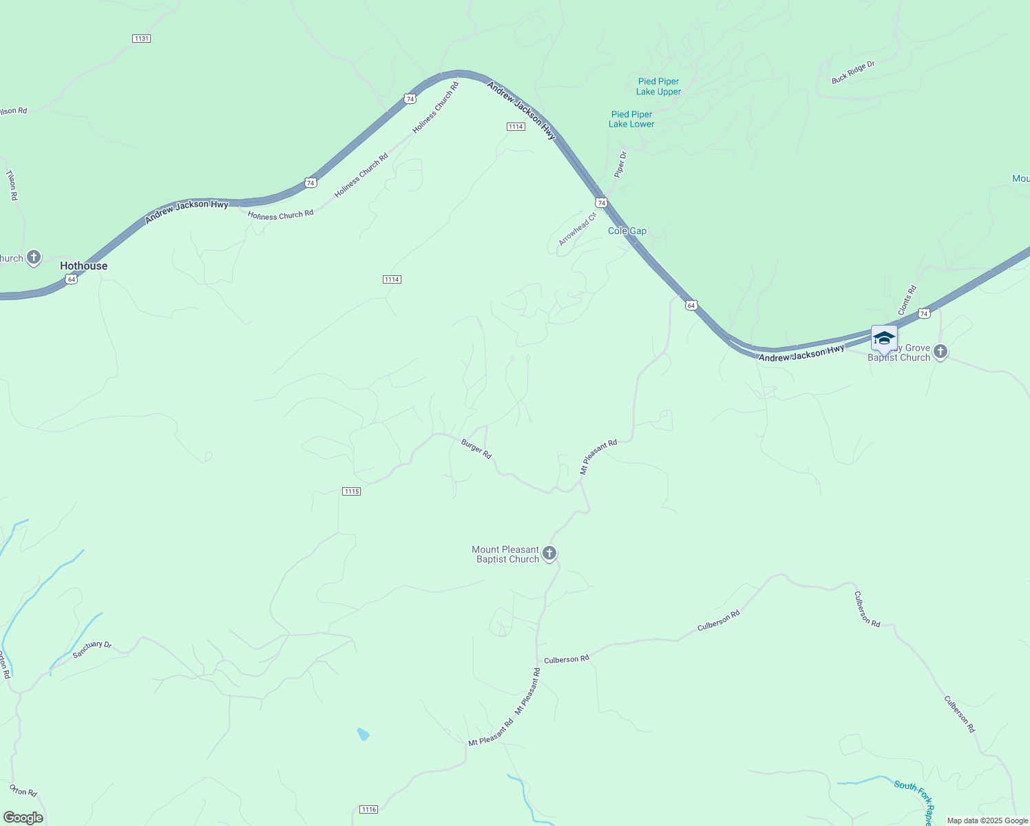 map of restaurants, bars, coffee shops, grocery stores, and more near 76 Heron View in Murphy